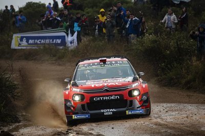 The Citroën C3 WRC tastes Chile for first time