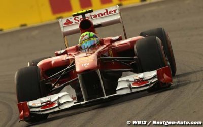 Massa quickest at the end of day one