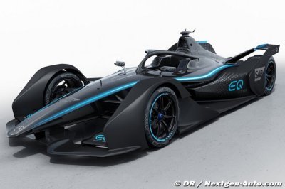 Une livrée provisoire pour la Mercedes de Formule E