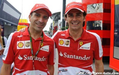 Ferrari retain test trio