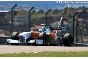 Force India a eu un après-midi difficile