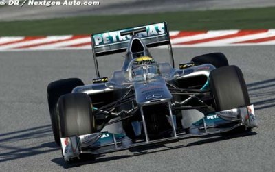 Better mood at Mercedes as new package arrives