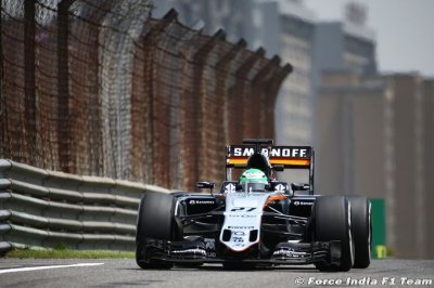 FP1 & FP2 - Chinese GP report: Force India Mercedes