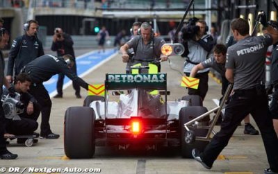 Test-gate whispers remain as Mercedes speeds ahead