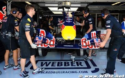 Red Bull initially failed new floor tests