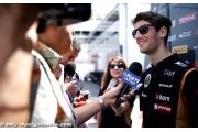 Grosjean a le sourire avant Monaco