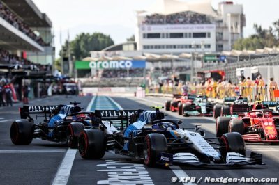 Russell et Latifi évitent des pénalités pour leur sortie des stands