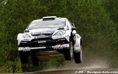 Battling Ford duo hold third and fourth in Finnish speedfest