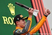 Norris n'en revient toujours pas d'avoir terminé sur le podium à Imola