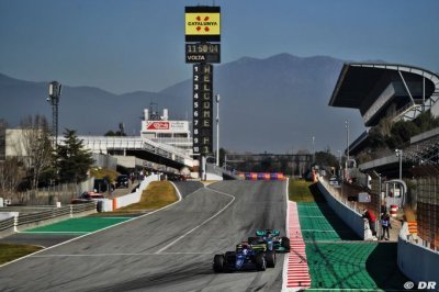 Le programme de la 2e journée des essais F1 à Barcelone