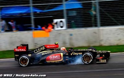 Grosjean espère un coup de chaud dimanche
