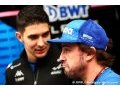 Ocon : 'C'est bien qu'Alonso parte' de chez Alpine F1