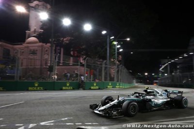 Une course à oublier pour Bottas à Singapour
