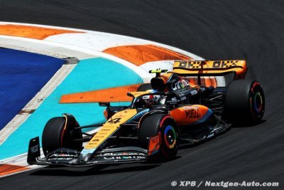 McLaren F1 prend une double claque dès la Q1 à Miami