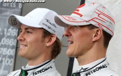 Mercedes pair hint 2012 lineup not changing