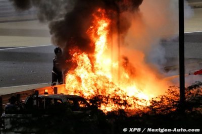 Le Dr Roberts juge qu’il n’est ’pas un héros’ après le crash de Grosjean