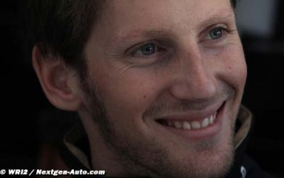 Romain Grosjean est un pilote heureux