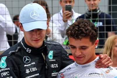 ’Les incidents en piste’ pourraient éloigner Russell de ses amis en F1