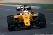 Renault F1 a fait ses débuts en piste avec ses nouvelles couleurs