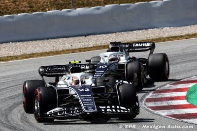 AlphaTauri a trop souffert de la chaleur pour mieux faire à Barcelone