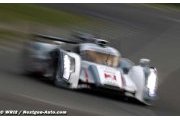 L'Audi R18 e-tron quattro donne le tempo au Mans