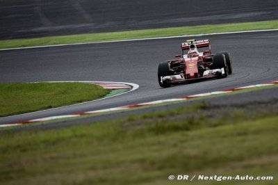 Raikkonen dans le trafic du début à la fin