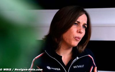 Claire Williams vise le sommet pour... Williams