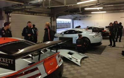 Aston Martin Racing se prépare à Silverstone