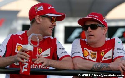 Vettel est ravi de continuer avec Raikkonen