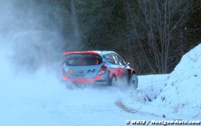 Débuts de la nouvelle Hyundai i20 WRC au Monte-Carlo