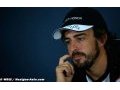 Alonso avec une main bandée à Silverstone