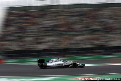 Massa assez loin de Bottas lors de la 1ère journée à Mexico