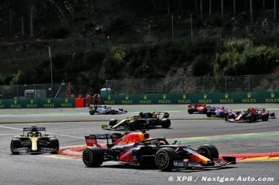 Verstappen troisième d’une course ’pas vraiment agréable’ à Spa
