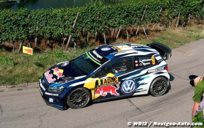 Volkswagen continues to dominate its home race at the Rally Germany