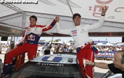 Rally Deutschland - Finish press conference