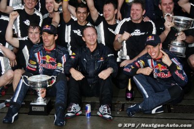 Horner était soulagé après le premier succès de Red Bull en F1