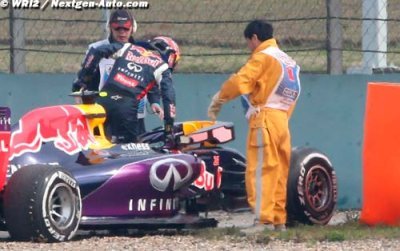 Horner&nbsp;: Kvyat a souffert d’une surchauffe au niveau du moyeu arrière