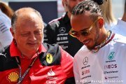 Vasseur révèle qu'Hamilton a signé pour trois ans chez Ferrari