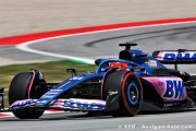 Alpine F1 bien placée grâce à Ocon à Barcelone