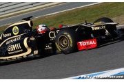 Raikkonen et Lotus ralentis par la direction assistée