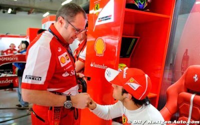 Massa toujours dans les plans de Ferrari pour 2014