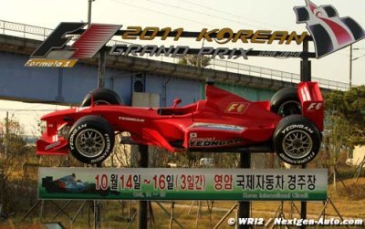 Ecclestone doute de l’avenir de la Corée en F1