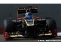 Nicolas Prost ravi de sa journée avec la Lotus E20
