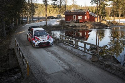 Kalle Rovanperä devant au shakedown suédois