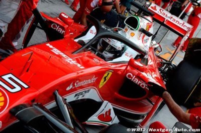 Vettel n’est pas pressé de voir le halo mais l’accepte