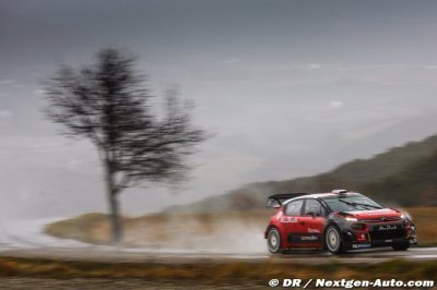 Les Citroën en essais pour le Monte-Carlo