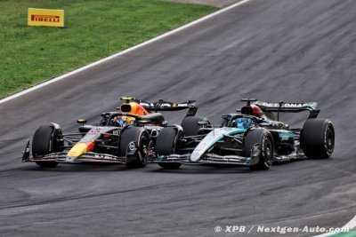 Russell a failli ’s’envoler à 340 km/h’ à cause de Pérez