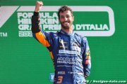 Ricciardo : La victoire de Monza 'valait tous les mauvais jours'