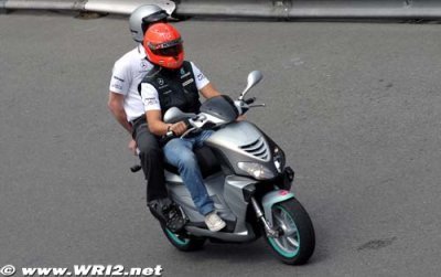 Mercedes not worried about Schumacher motorcycle test