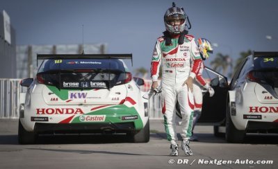 Tiago Monteiro, victime d’un accident lors des essais de Barcelone